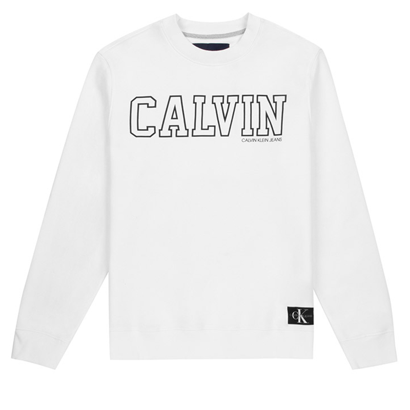 CALVIN KLEIN男装秋冬新款CK男士时尚套头个性休闲长袖卫衣集货