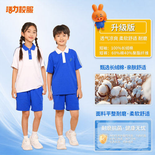深圳统一校服小学生夏季短袖套装