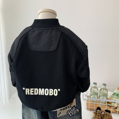 男孩棒球服外套春秋装潮酷夹克衫