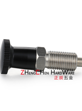 旋钮柱塞复位型SXPKN不锈钢弹簧定位柱螺丝SXPAN伸缩分度销M5-M16