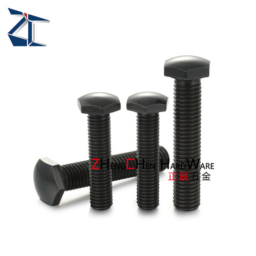 碳钢发黑粗牙头部定位螺栓STBB