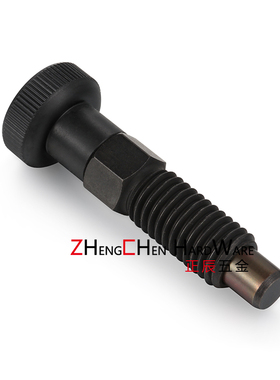 PMXAS/PMXKS尼龙头粗牙旋钮柱塞 弹簧分割销复位型ZAQ01/ZAQ11