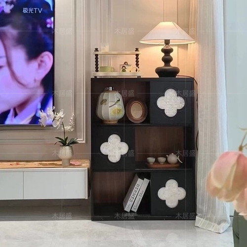 法式复古实木斗柜收纳储物柜