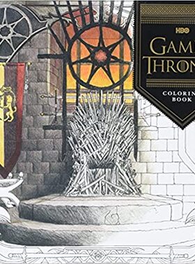 现货 权力的游戏涂色书 英文原版 HBO's Game of Thrones Coloring Book 冰与火之歌 权利的游戏 涂色书
