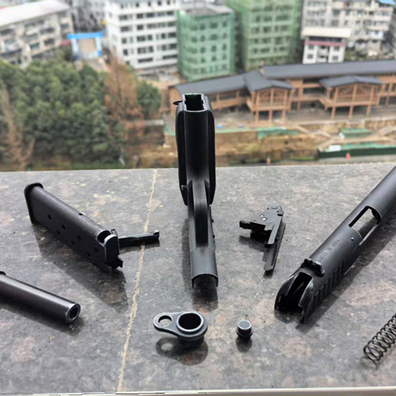 白如墨涂装龑虎 乖巧虎54可拆卸训练影视道具玩具枪