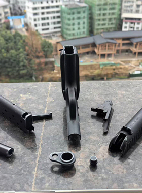 白如墨涂装龑虎 乖巧虎54/TT33可拆卸训练影视道具玩具枪