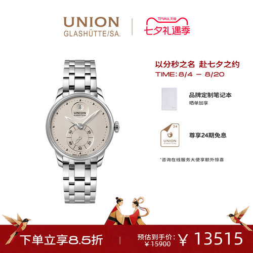 Union格拉苏蒂宇联腕表