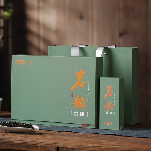 （买一送一）老枞水仙茶特级大红袍茶叶武夷岩茶岩韵水仙礼盒装