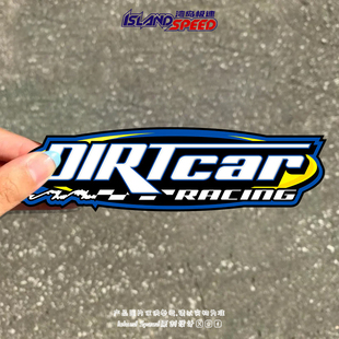 DIRTcar Racing汽车贴纸泥土赛道英文logo潮流车身贴花