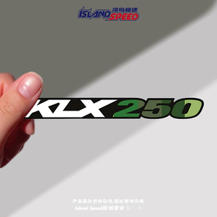 贴花 饰英文创意设计美式 KLX 250汽车贴纸卡通摩托车头盔装