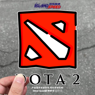 Dota 2汽车贴纸刀塔MOBA战斗竞技热门车身后备箱防水贴纸