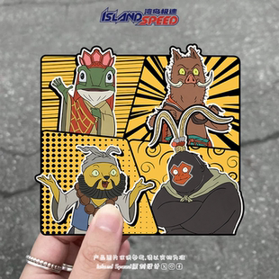 浪浪山小妖怪汽车贴纸唐僧孙悟空猪八戒沙和尚趣味车身贴画
