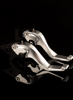 适用钱江赛600RS赛800改装配件二指竞技离合手把拉杆刹车牛角两指