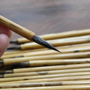 【邹俊制笔】纯紫毫一花毛笔,国画工笔勾线,不添加尼龙毛