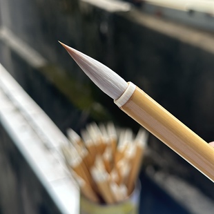 【邹俊制笔】知墨兼毫 中楷 加10%狼毫制作，性价比高