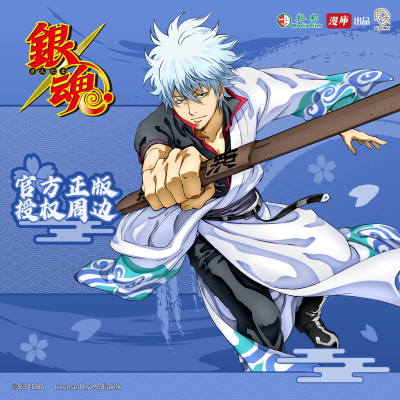 银魂泡面吧唧立牌镭射票摇摇乐