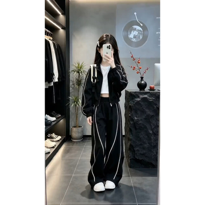 人气过万~女大童秋套装运动衣服