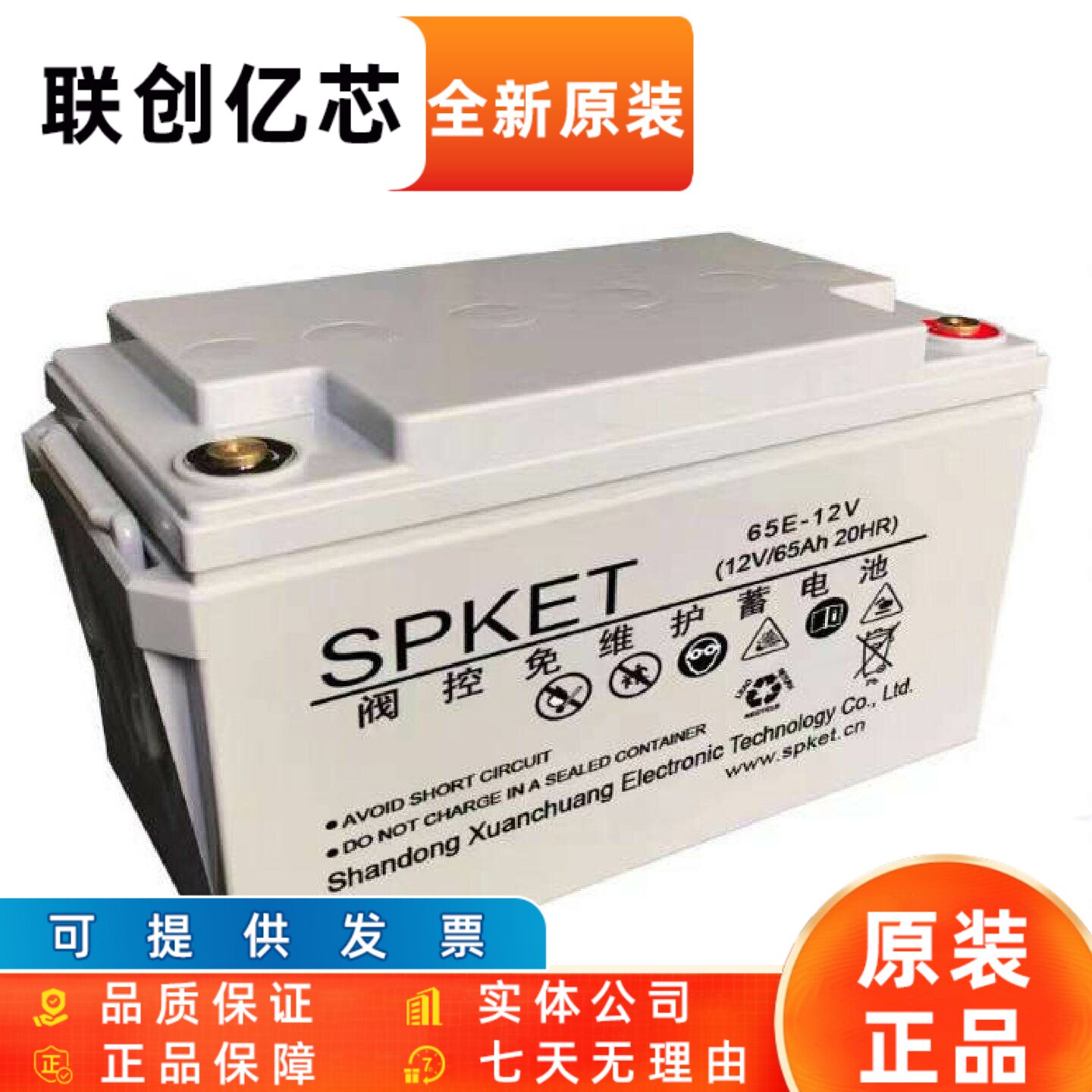 斯恩特SPKET UPS机房蓄电池电力配套-6-FM 12V24AH38AH65AH100AH