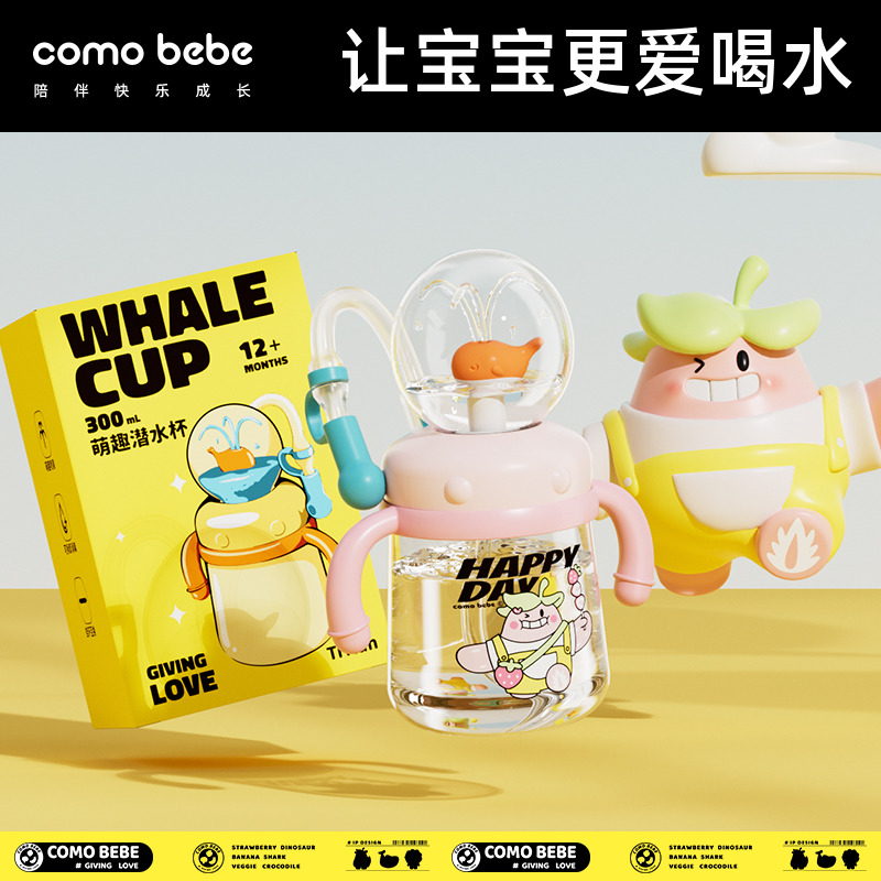 可萌貝比Tritan萌趣兒童水杯