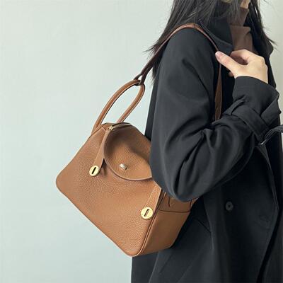 品质绝了！头层牛皮26寸琳迪包