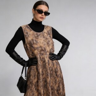 工厂冲量2020时尚 连衣裙 气质显瘦高贵上档次复古春秋坎袖