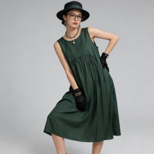 连衣裙 砍袖 工厂冲量6037时尚 气质显瘦高贵上档次复古春秋季