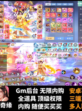 灵剑奇缘游戏Gm后台内购无限代金联网仙侠买断手游安卓苹果