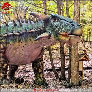 大剑龙模型软体橡胶会动恐龙制作厂家机器仿真恐龙展览租赁公司