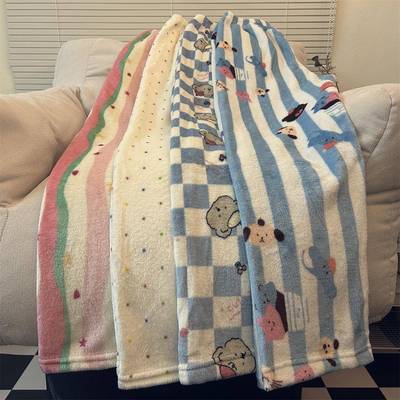 小个子新款暖暖裤秋冬季天珊瑚绒睡裤女加绒薄款法兰绒家居长裤子