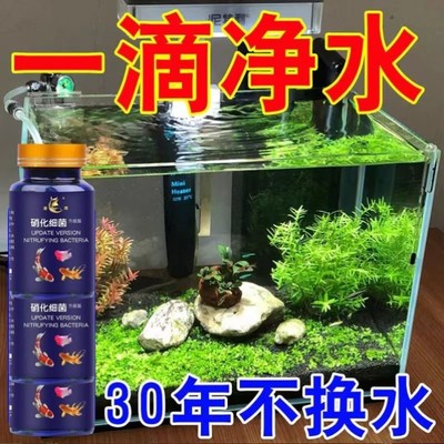 【一滴清澈见底】鱼塘净水剂池塘变清鱼塘消毒杀菌净水药专用养鱼