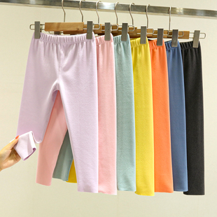 儿童秋裤男童保暖裤女孩内穿加绒裤中大童线裤打底裤男孩德绒衬裤