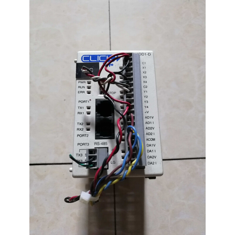 拍前询价：二手实拍图 光洋 Koyo CLICK模块PLC C0-02DD1-D拆机实