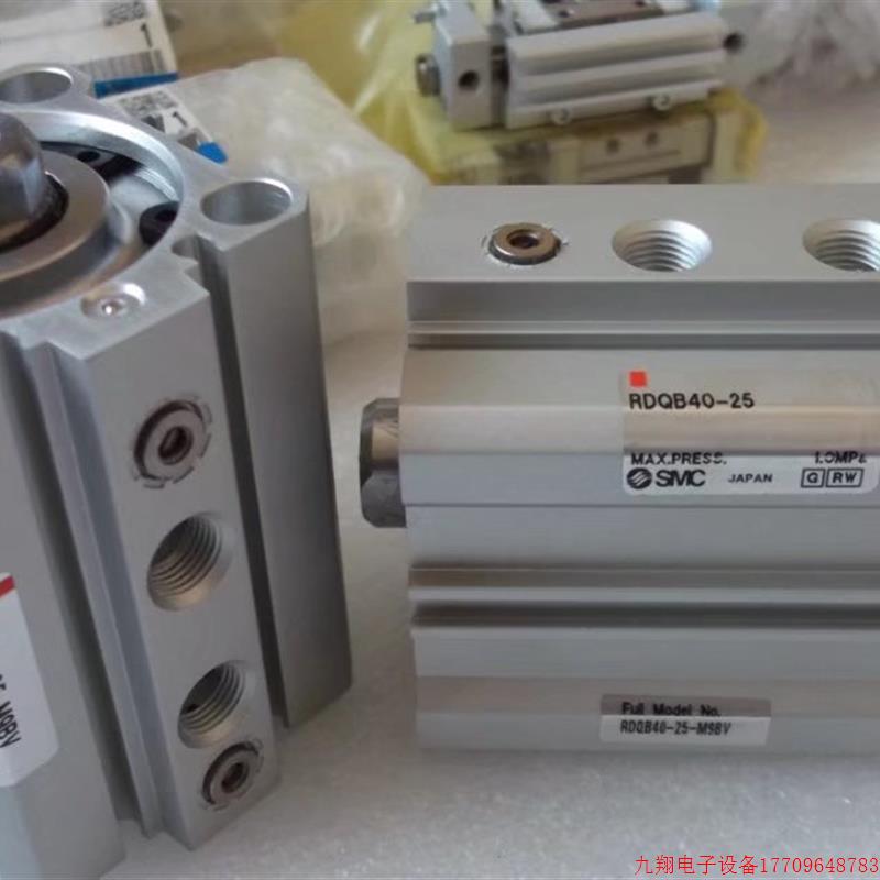 拍前询价:现货SMC正品全新原装带气缓冲气缸RDQB40-25