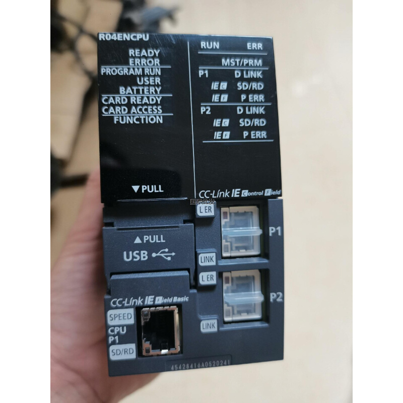 拍前询价：三菱R系列R04ENCPU，成色漂亮，年份接近，功能包议价