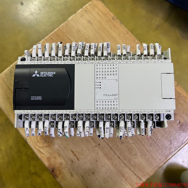 拍前询价:(议价)拆机 三菱 PLC FX3GA-60MT-CM 一台