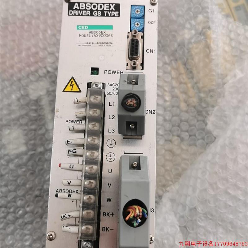 拍前询价:CKD AX9000GS 伺服驱动器 原装拆机件