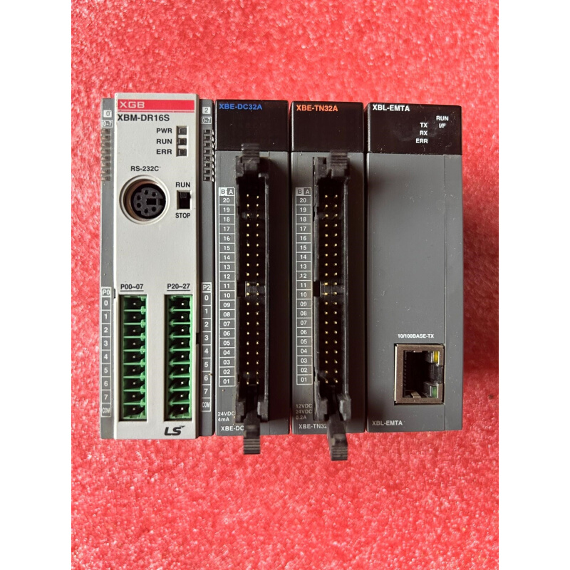 拍前询价：拆机韩国进口产电PLC  XBM-DR16S