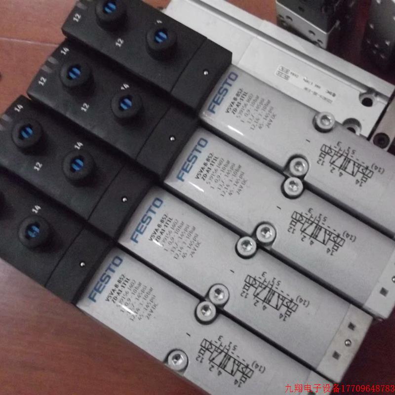 拍前询价:实拍现货FESTO正品二手9成新电磁阀VSVA-B-B52-ZD-A1-1
