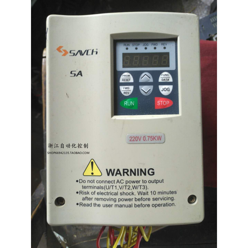 拍前询价：三碁/SANCH变频器SA-2007B 0.75KW 220V 0.75KW变频器