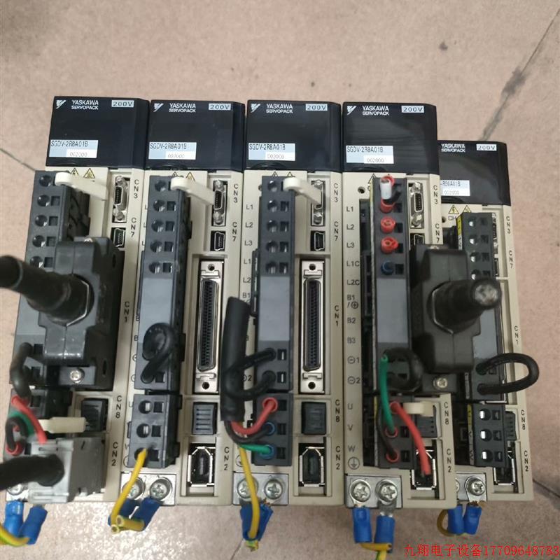 拍前询价:YASKAWA/安川400W伺服单驱动器,