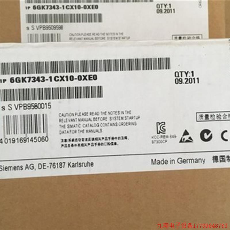 拍前询价:6GK7343-1CX10-0XE0 6GK7 343-1CX10-0XE0 现货