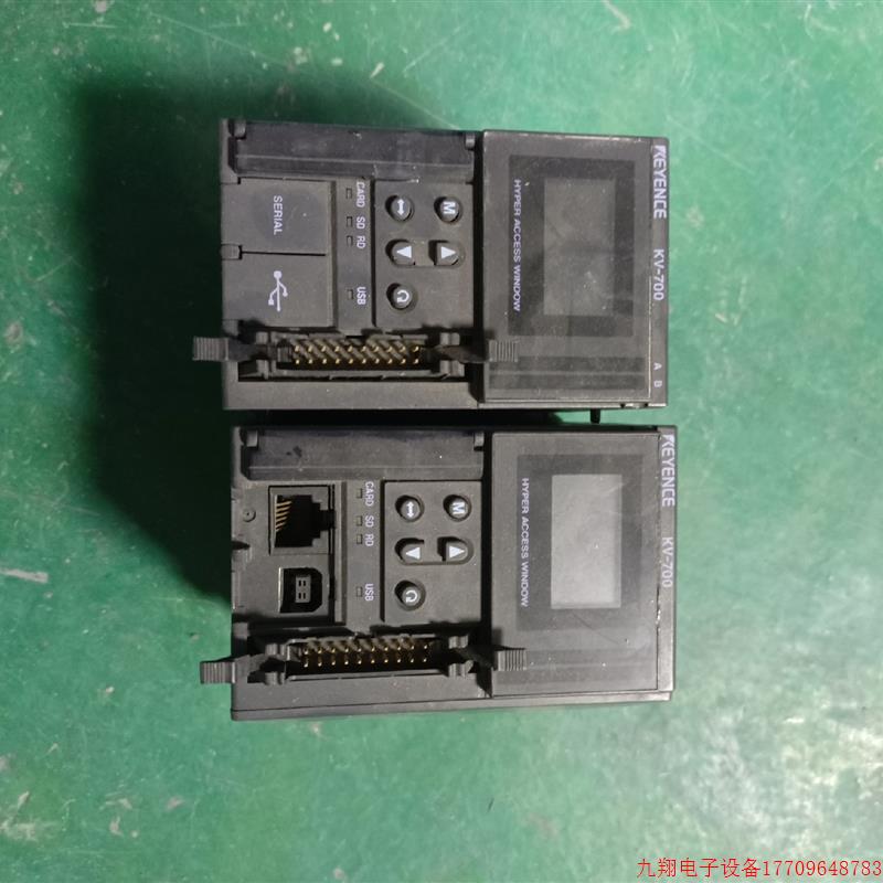 拍前询价:原装二手拆机件基恩士模块KV-700,成色漂亮,有意私聊,