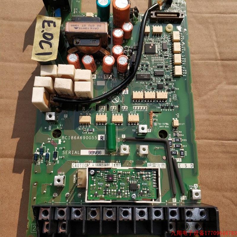 拍前询价:三菱A/F740变频驱动板A74MA1.5E BC186A690G55带模块7M