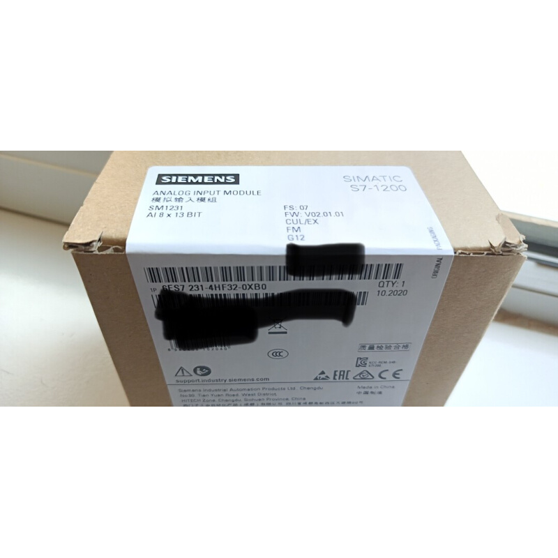 拍前询价：(议价)1200模块231-4hf32模拟量8点输入 全新未开