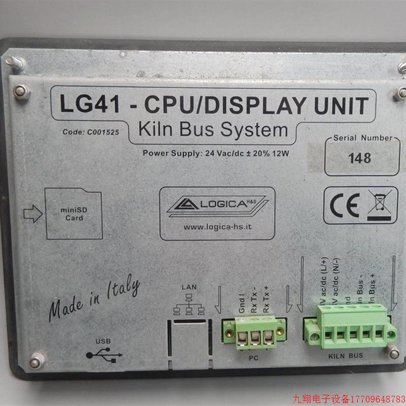 拍前询价:意大利原装 LOGICA 触控屏幕 LG41-CPU-DISP