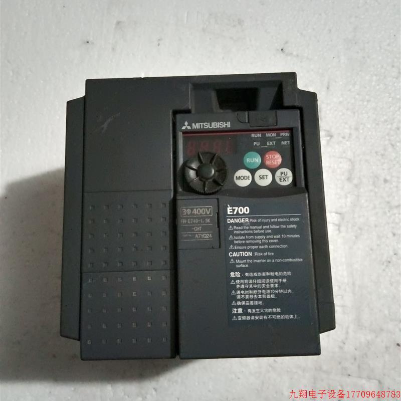 拍前询价:三菱变频器FR-E740-1.5K-CHT,1.5KW 38