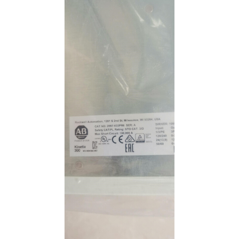 拍前询价：AB罗克韦尔:2097-V33PR6 全新原装