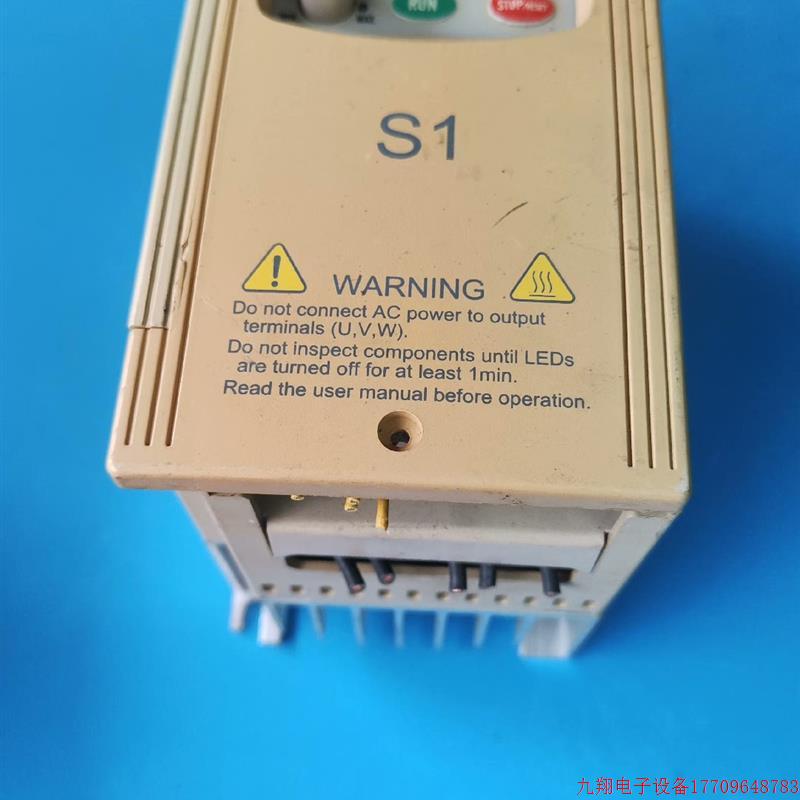 拍前询价:拆机台达S1变频器,0.75KW/220V,感兴趣的话点“我