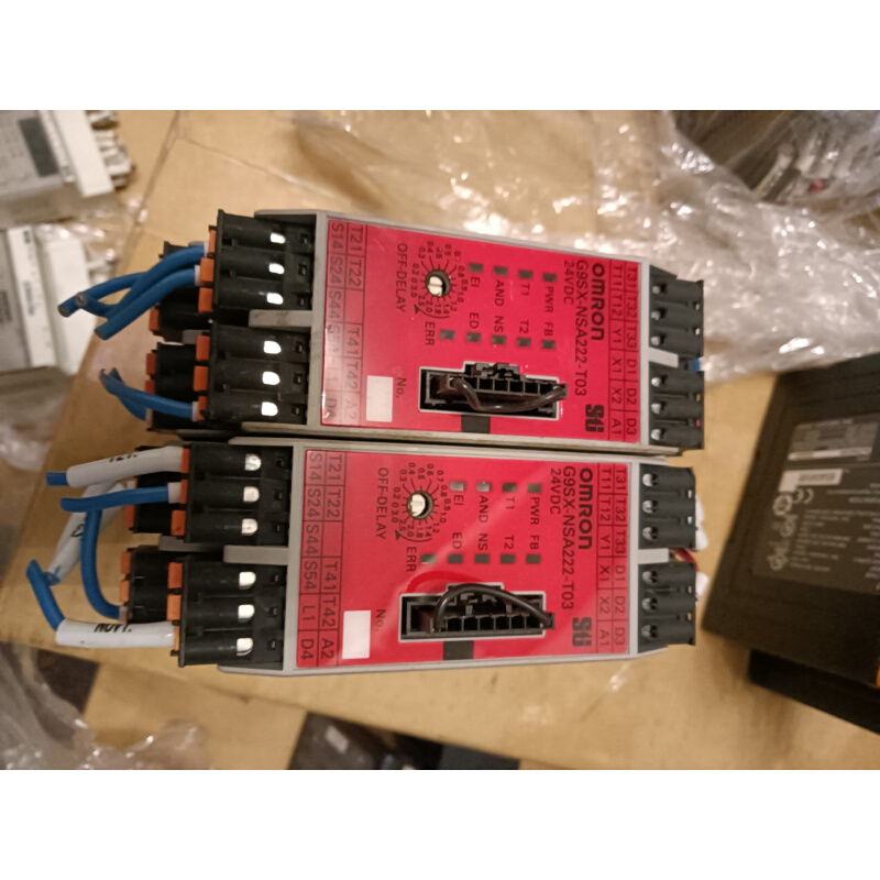 拍前询价：[议价]原装安全继电器G9SX-NSA222-T03，2个，成
