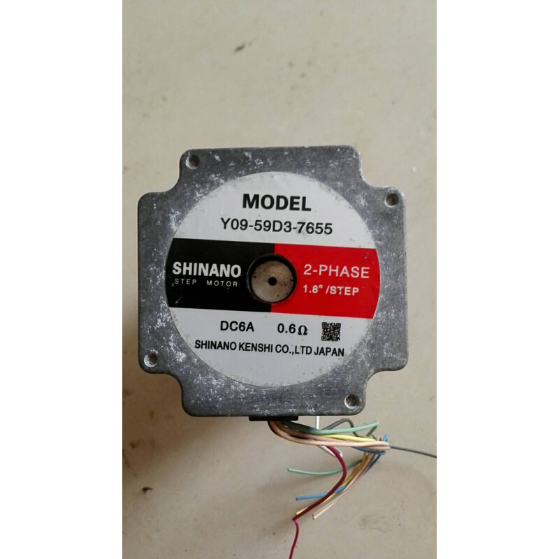 拍前询价：Y09-59D3-7655信浓 86步进电机 二手拆机